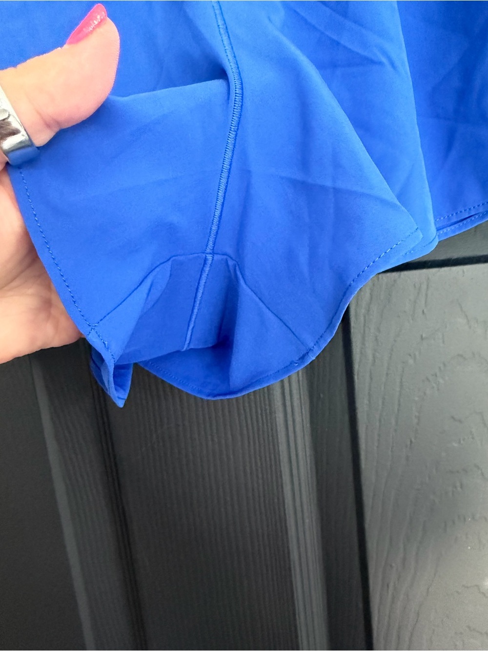 Offline by aerie Real Me Crossover Flowy Short - Cobalt Blue - Picture 6 of 12